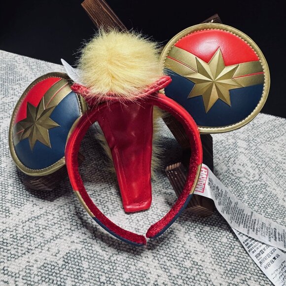 Disney Mickey Ears, Captain Marvel- Adult NWT - Picture 1 of 3